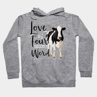 Who Loves Cows Cow Farmer Farm Hoodie